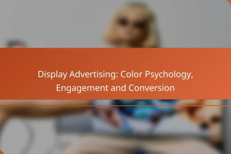 Display Advertising: Color Psychology, Engagement and Conversion