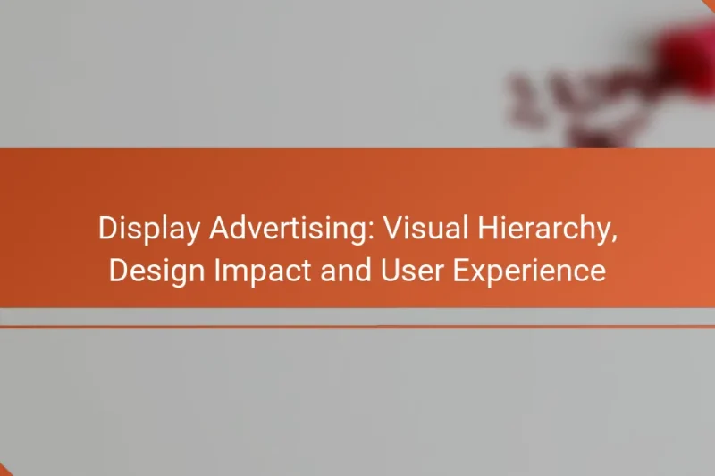 Display Advertising: Visual Hierarchy, Design Impact and User Experience